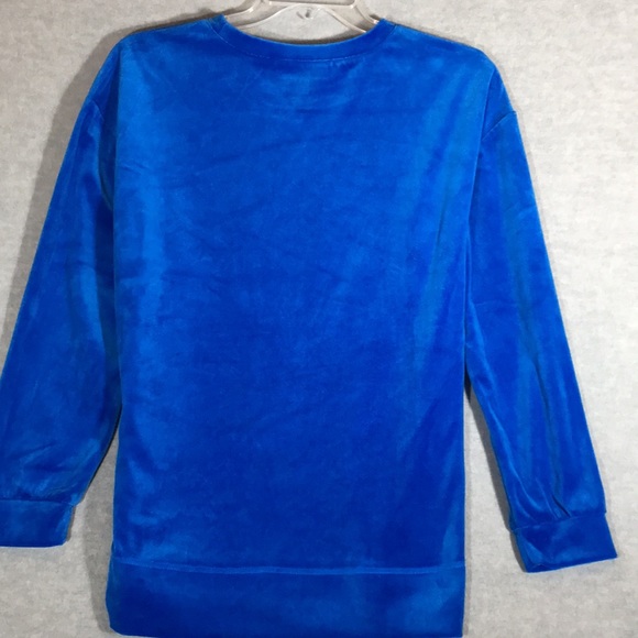 WOMAN WITHIN Comfy Cozy Snuggly Warm Oversized Relaxed Fit Rich Velour Sweater - Picture 2 of 16